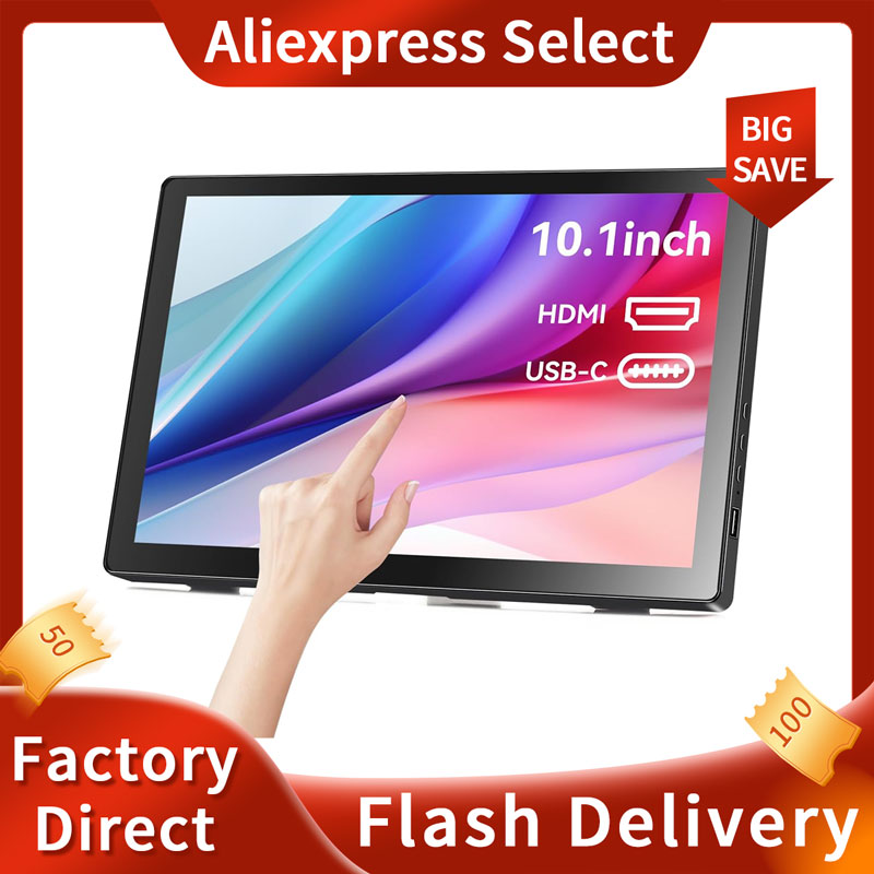 Gaming Console App - Small Touchscreen Monitor 10.1Inch IPS Touch