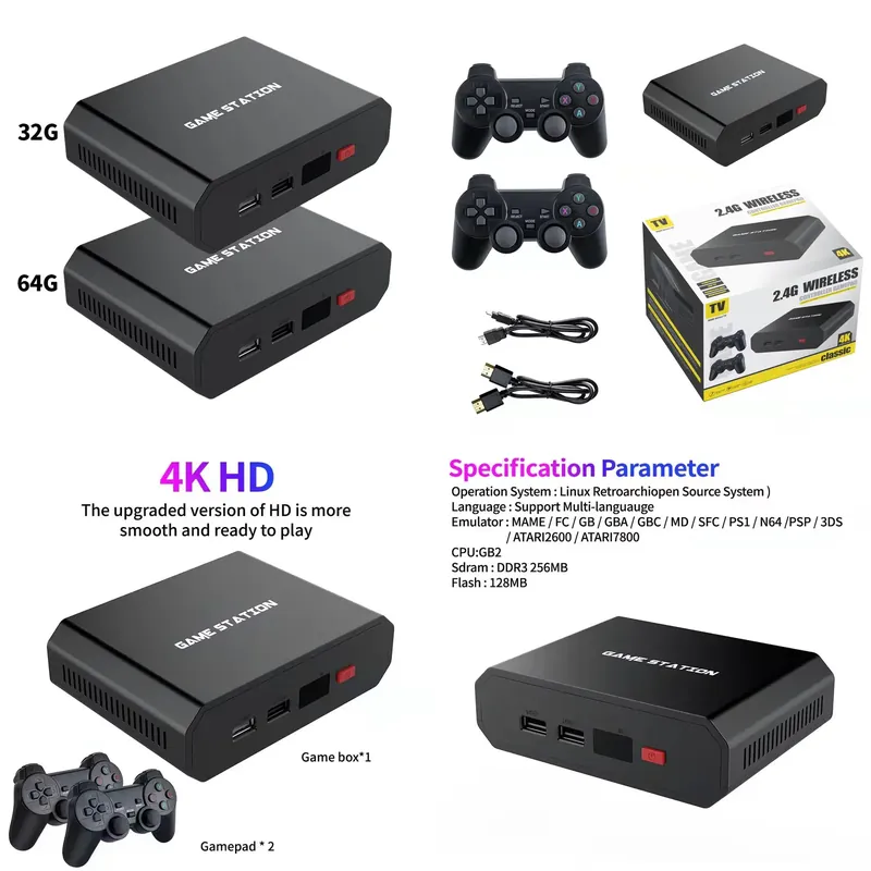 Gaming Console For Tv - M8plus HD Video Game Console Box