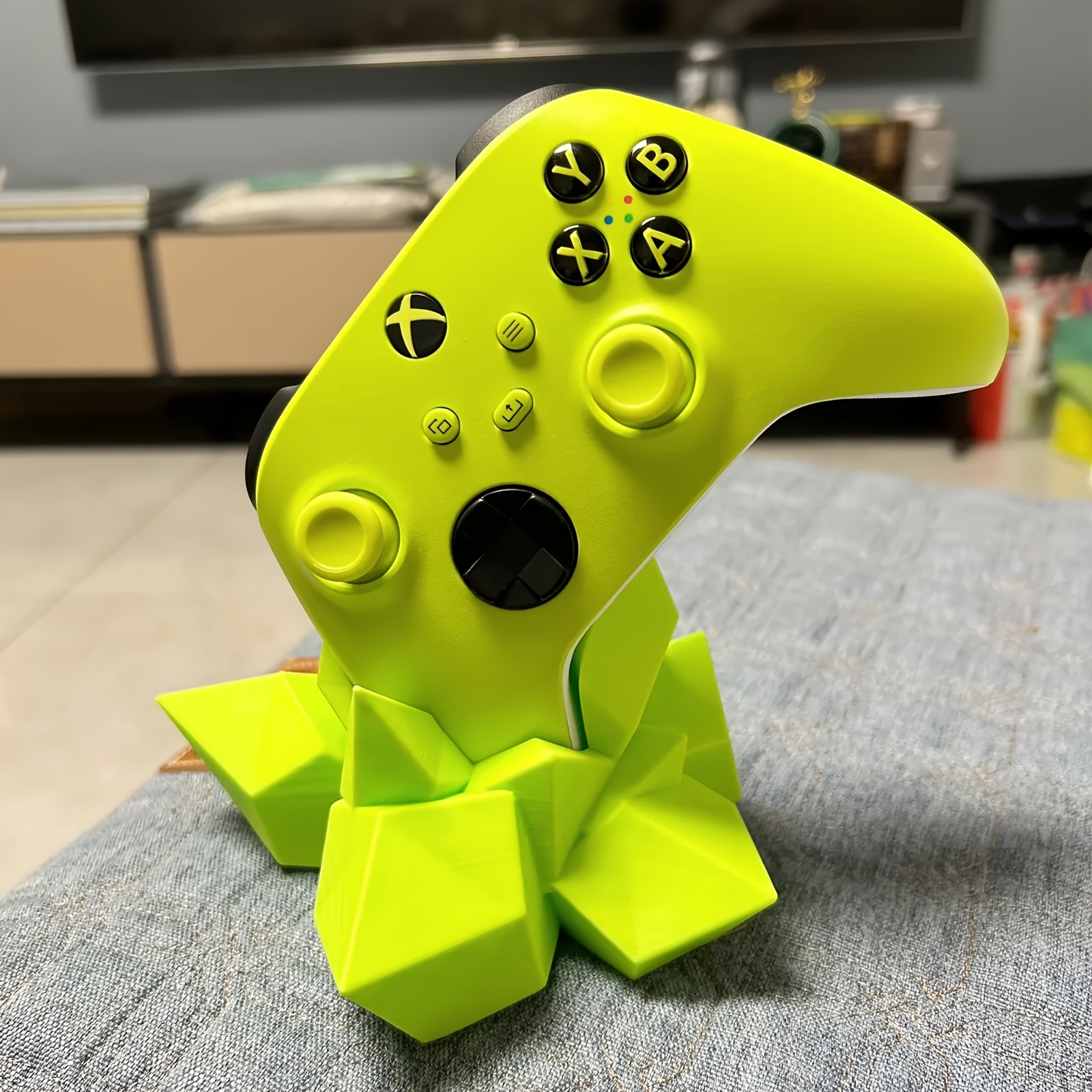 Controller Stand Holder - 3D Printed Crystal Game Controller Stand