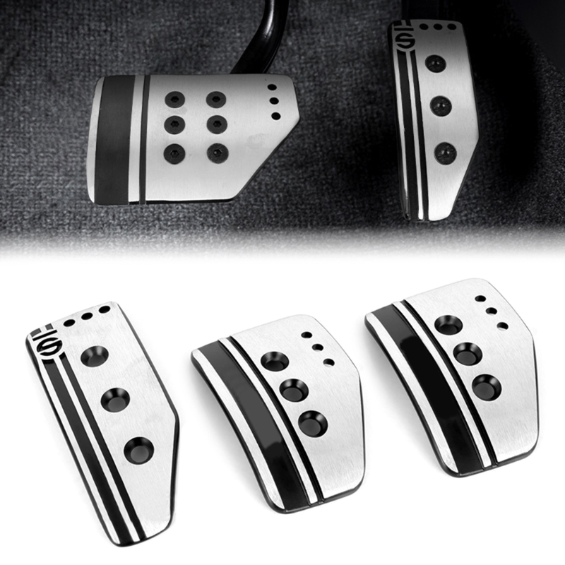 Racing Pedal Set - Foot Rest Footboard Throttle Brakeclutch Treadle