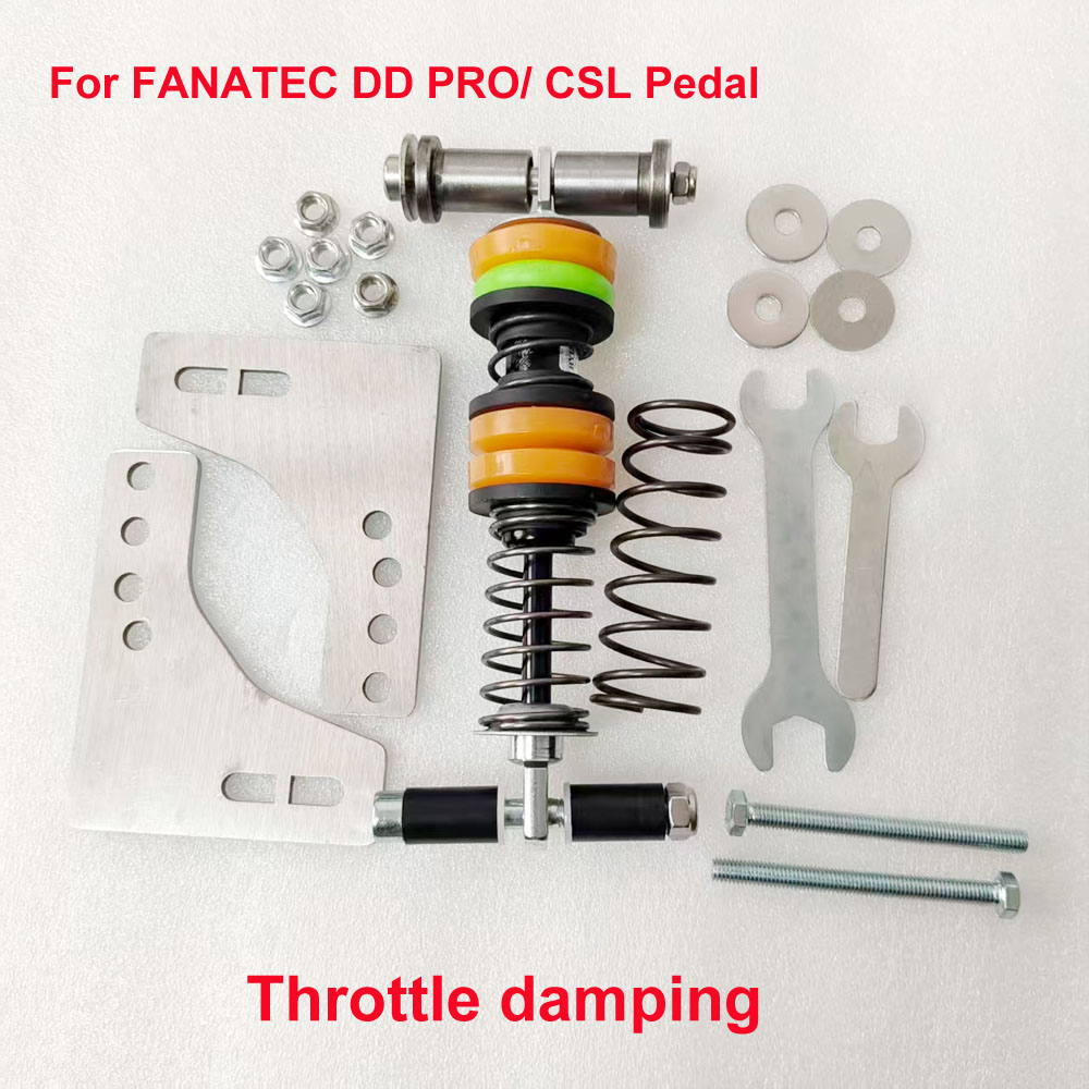 Racing Pedal Set - Sim Racing Pedal Damping Throttle /Brake/Clutch