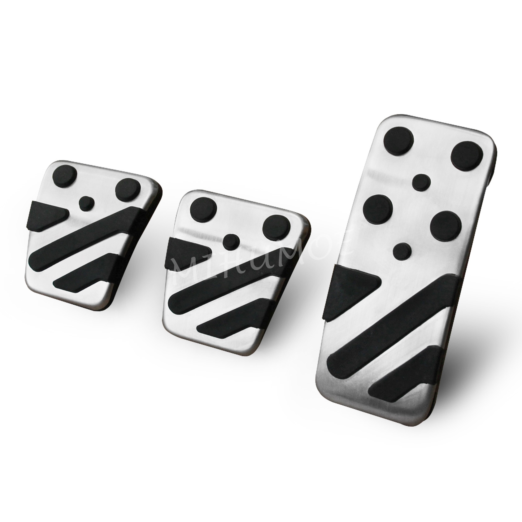 Racing Pedal Set - Clutch Brake Gas Pedal Pad Cover
