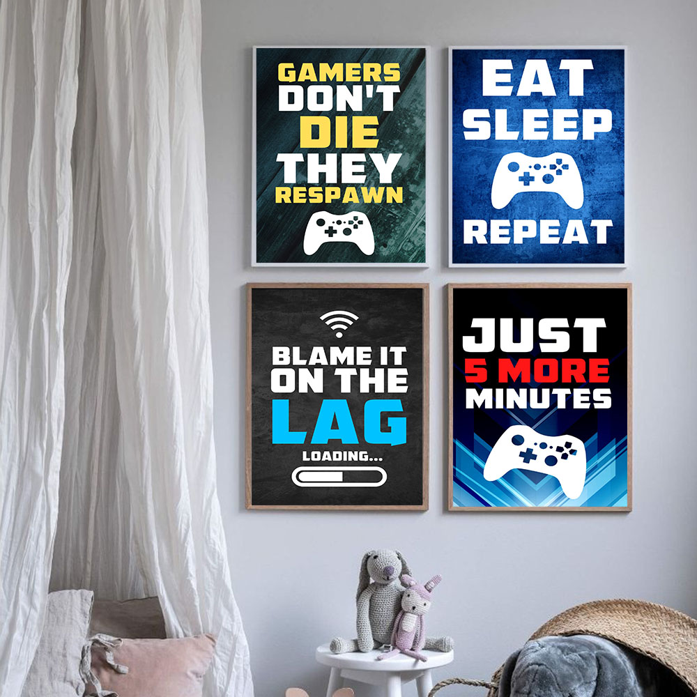 Gaming Quotes Art Painting Con - Gaming Console Quotes incelemesi ve fiyatı