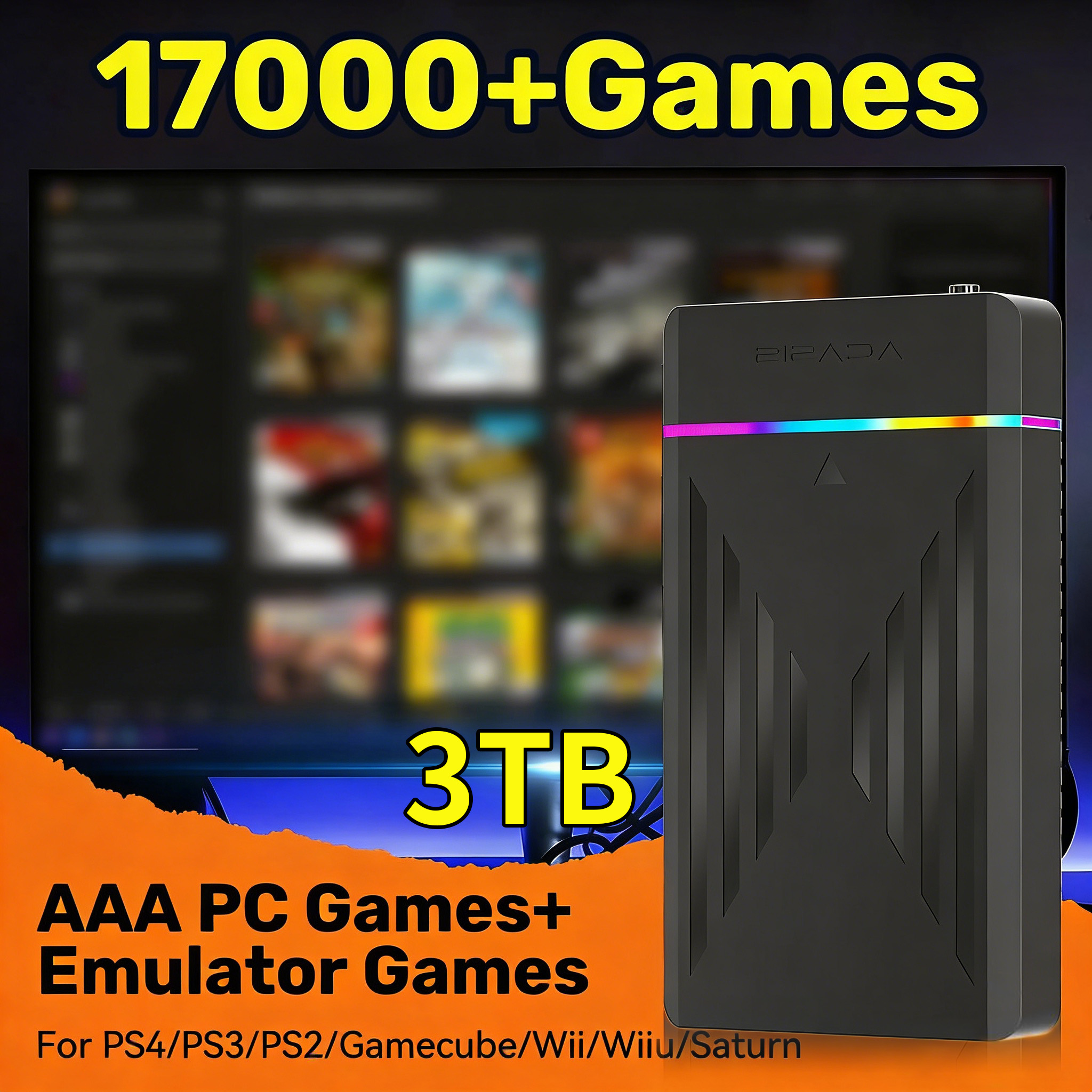 Portable 3TB Gaming HDD Video  - Gaming Console Windows incelemesi ve fiyatı