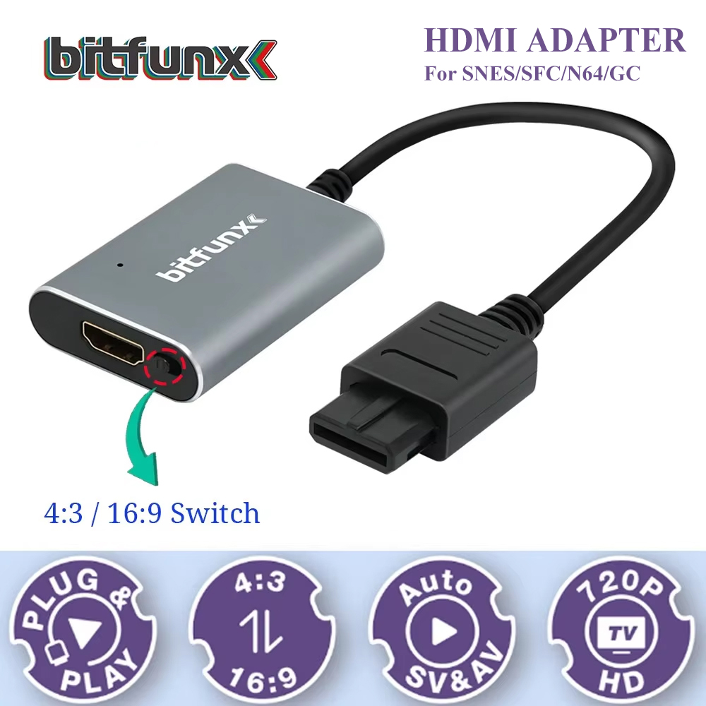 Bitfunx 720P Svideo / AV To HD - Gaming Console For Tv incelemesi ve fiyatı