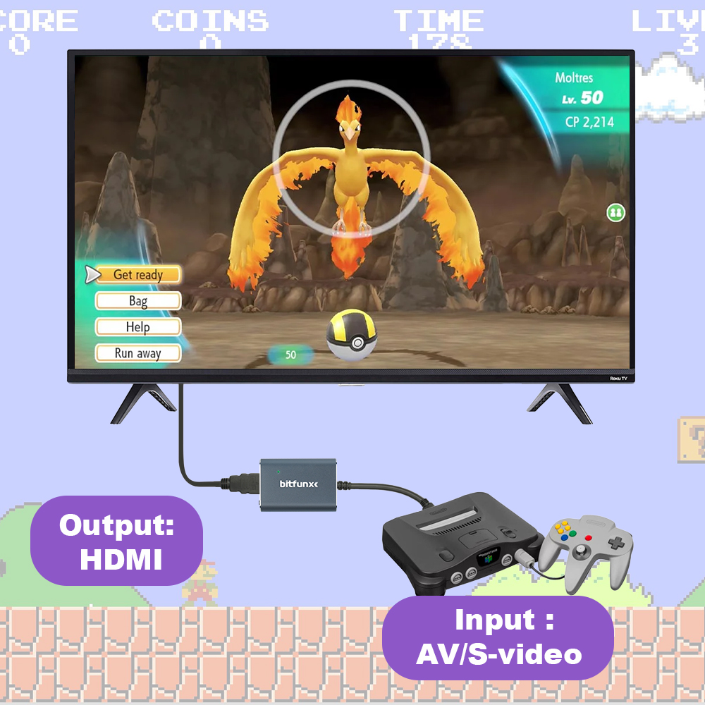 Bitfunx 720P Svideo / AV To HD - Gaming Console For Tv incelemesi ve fiyatı