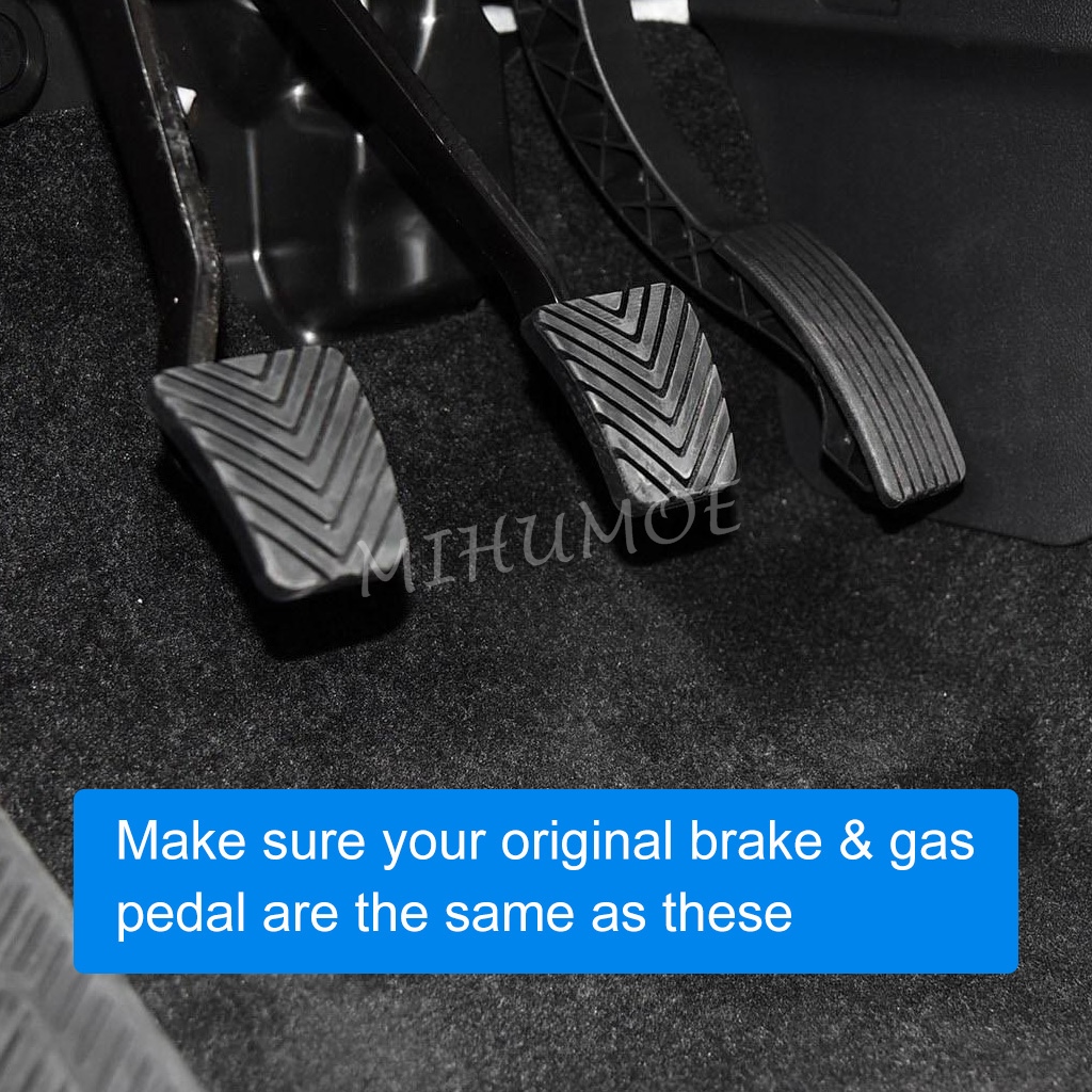 Clutch Brake Gas Pedal Pad Cov - Racing Pedal Set incelemesi ve fiyatı