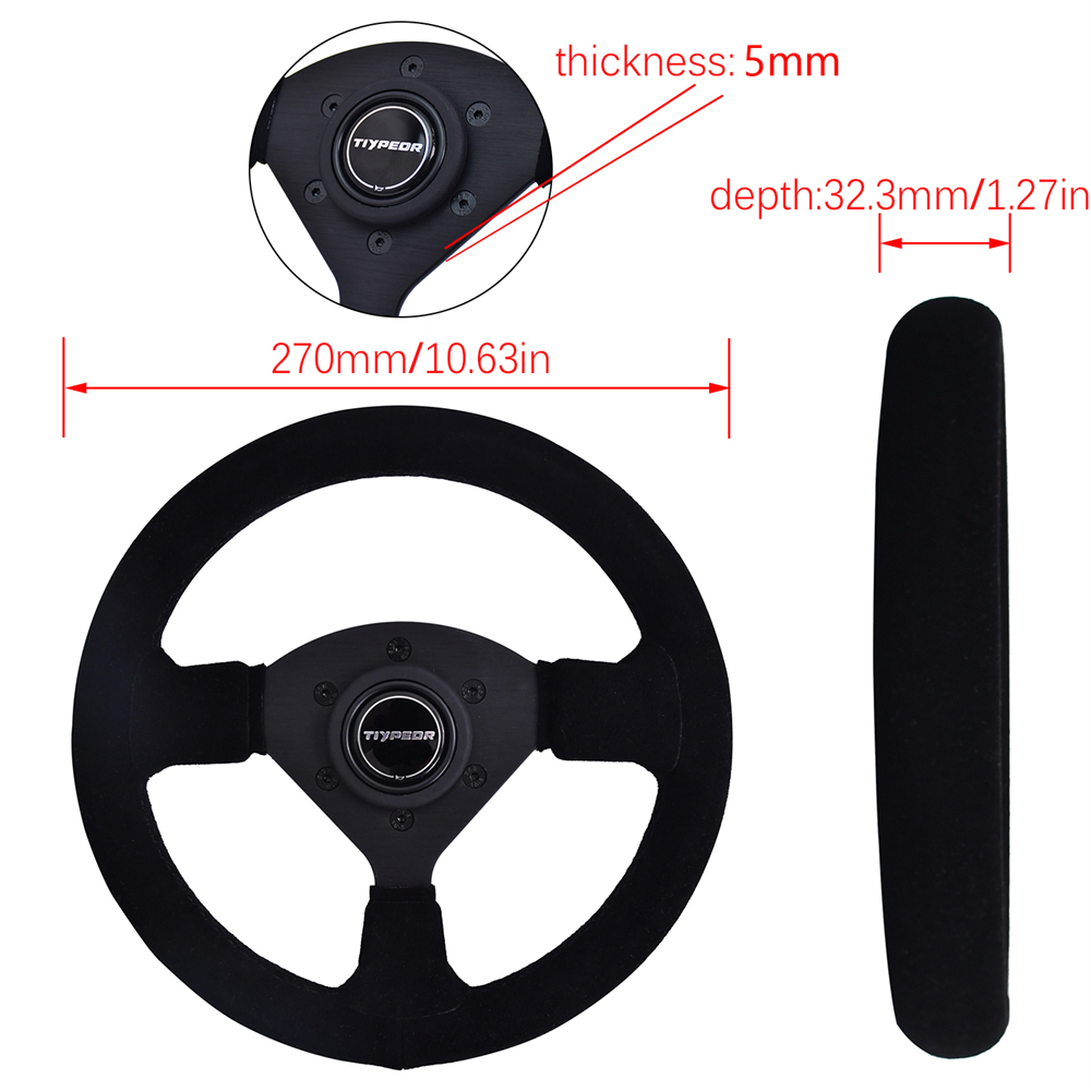 TIYPEOR 270mm 11Inches Small S - Steering Wheel Gaming incelemesi ve fiyatı