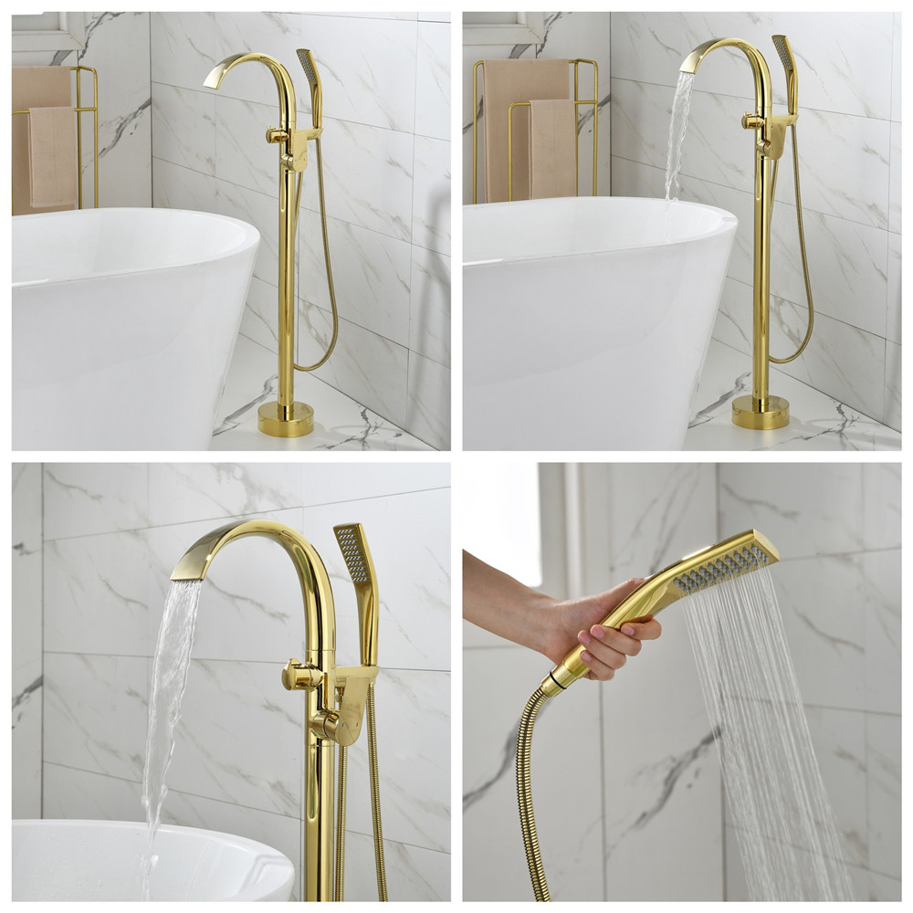 Brushed Rose Gold Bathtub Fauc - Controller Stand Holder incelemesi ve fiyatı